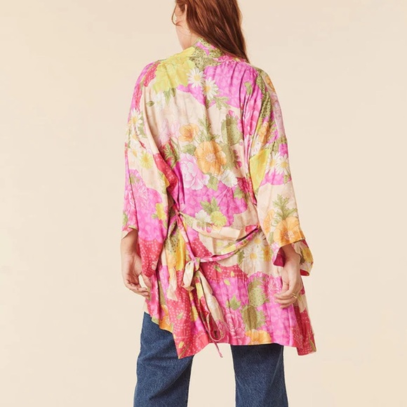 Spell Joshua tree robe kimono candy S/M NWT - Picture 3 of 10